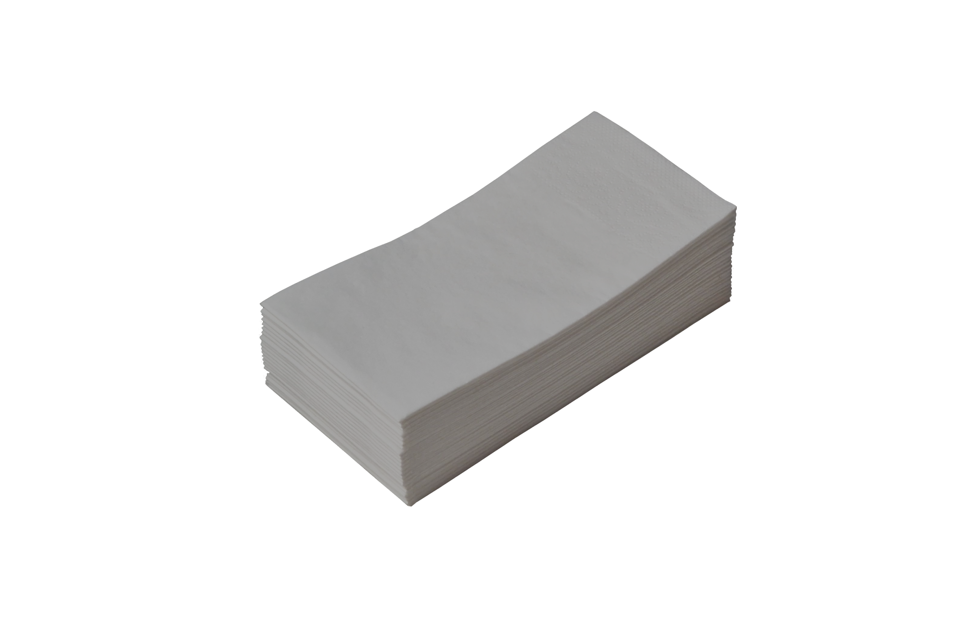 Grey tissue napkins 33x33 cm, 2ply, 1/8 folding Grey tissue napkins 33x33 cm, 2ply, 1/8 folding on table