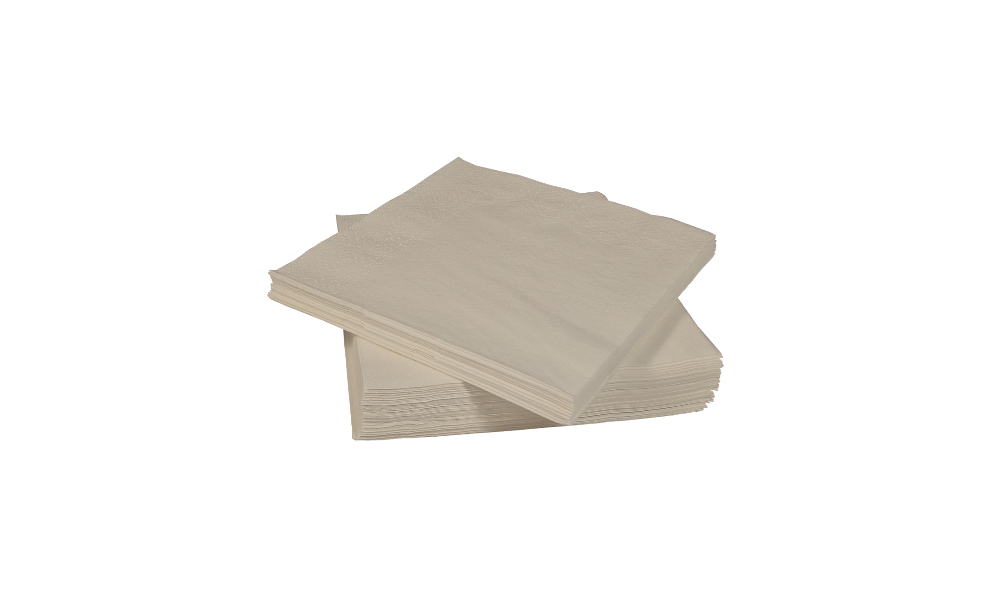 light beige 100% recycle tissue napkins 33x33 cm, 2/3ply, 1/4 folding Light beige 100 % recycle tissue napkins 33x33 cm, 2/3ply, 1/4 folding