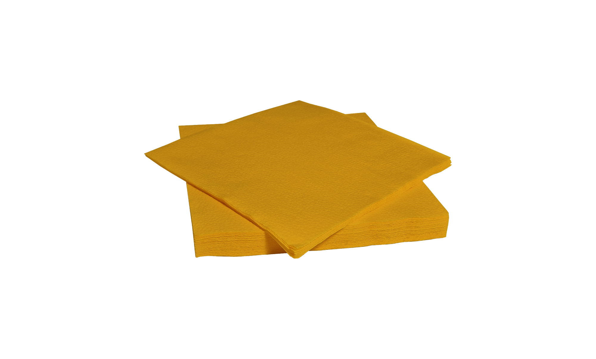 Yellow tissue napkins 33x33 cm, 1ply, 1/4 folding Yellow tissue napkins 33x33 cm, 1ply, 1/4 folding