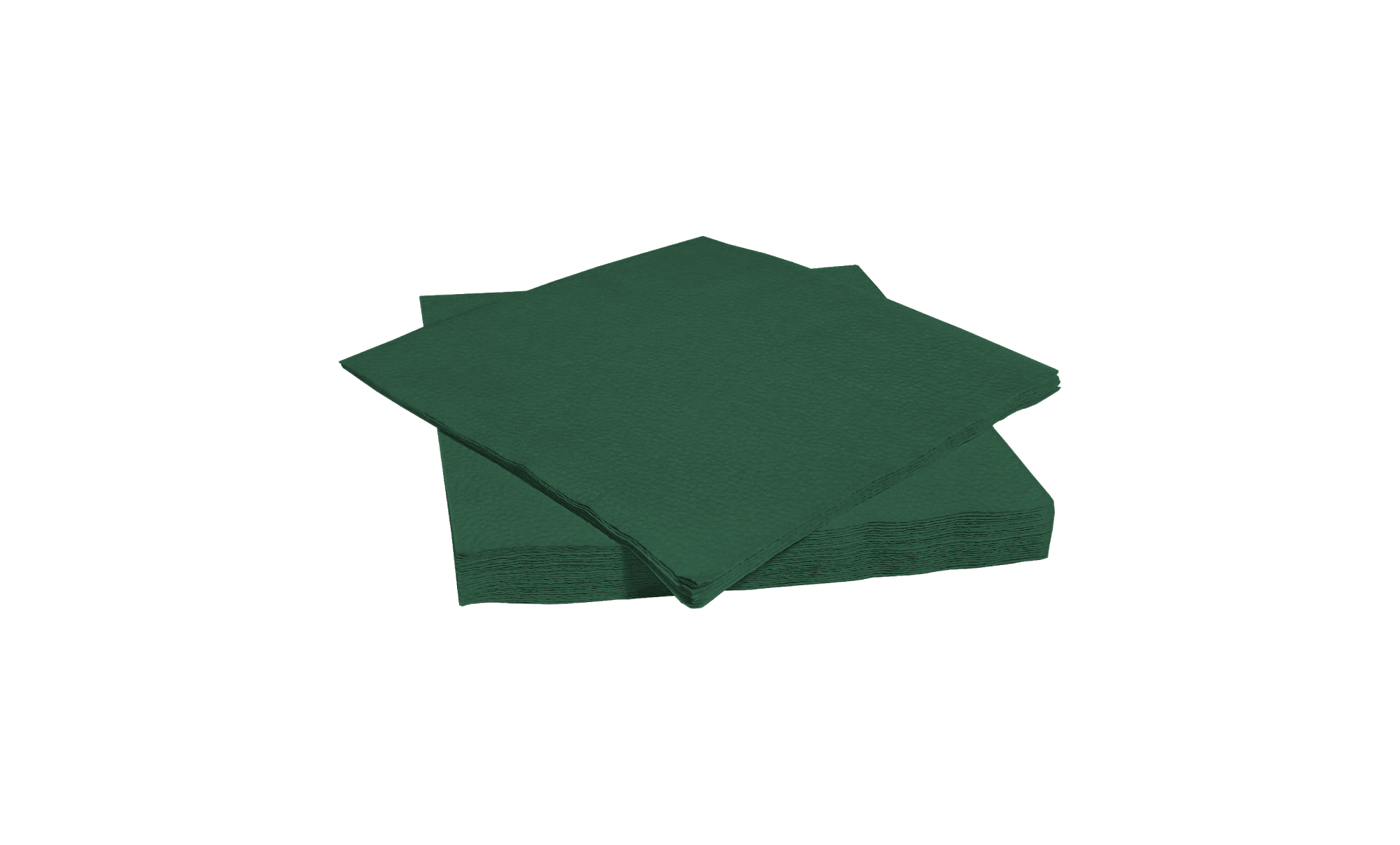 Dark green tissue napkins 33x33 cm, 1ply, 1/4 folding Dark Green tissue napkins 33x33 cm, 1ply, 1/4 folding