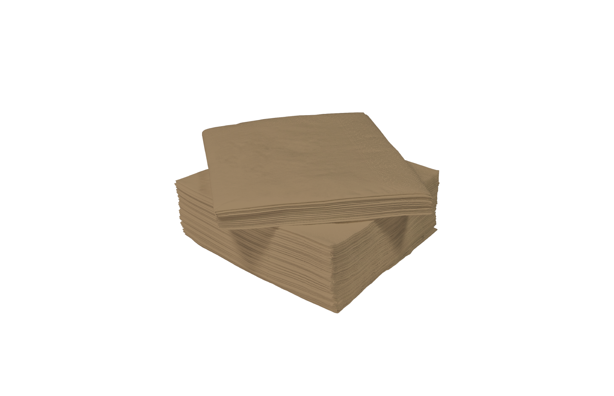 light brown tissue napkins 24x24 cm, 2ply, 1/4 folding light brown tissue napkins 24x24 cm, 2ply, 1/4 folding