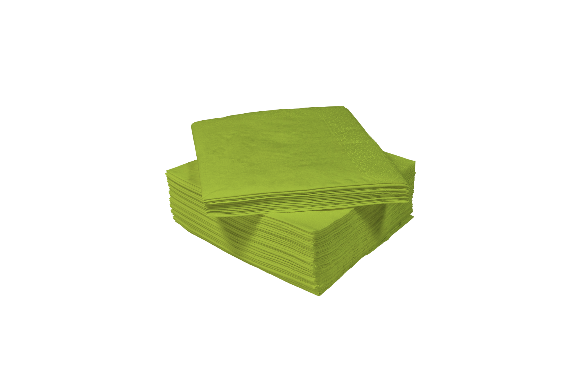 lime tissue napkins 24x24 cm, 2ply, 1/4 folding lime tissue napkins 24x24 cm, 2ply, 1/4 folding