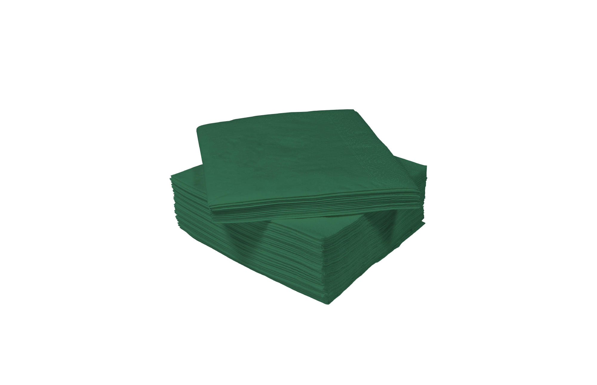 green tissue napkins 24x24 cm, 2ply, 1/4 folding green tissue napkins 24x24 cm, 2ply, 1/4 folding