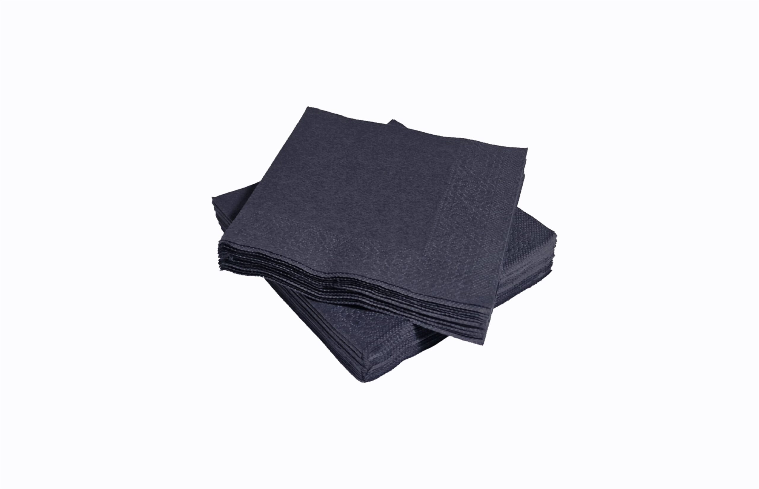 Melnas-papira-salvetes-24-1 Black tissue napkins 24x24 cm, 1ply, 1/4 folding