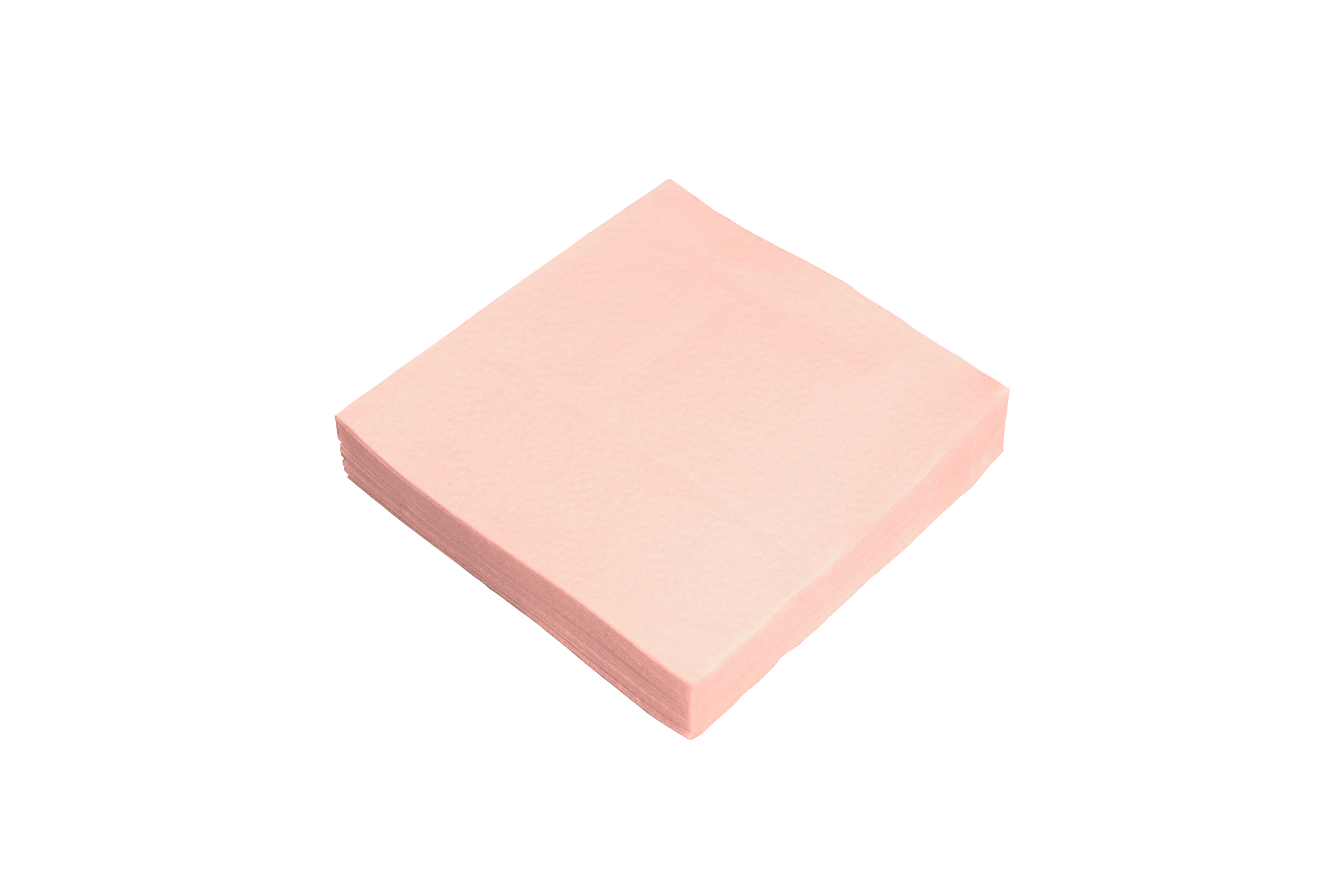 Peach tissue napkins 24x24 cm, 1ply, 1/4 folding Peach tissue napkins 24x24 cm, 1ply, 1/4 folding