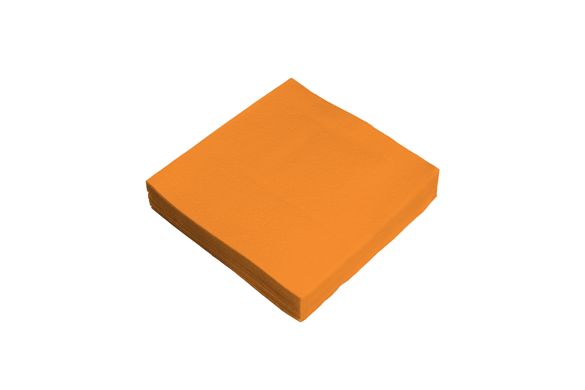 Orange tissue napkins 24x24 cm, 1ply, 1/4 folding Orange tissue napkins 24x24 cm, 1ply, 1/4 folding