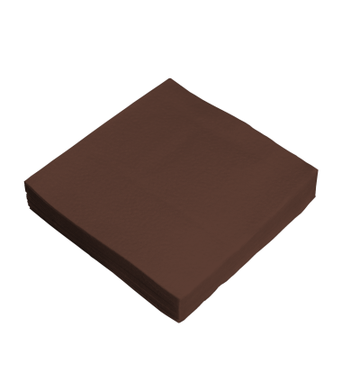 Coffee tissue napkins 24x24 cm, 1ply, 1/4 folding