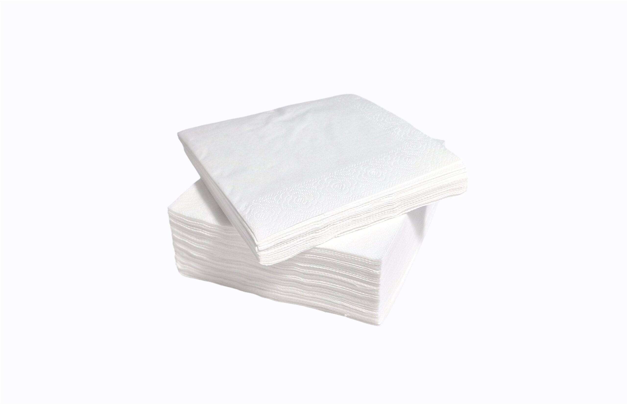 Baltas-papira-salvetes-33-2_3 White tissue napkins 33x33 cm, 2 ply and 3 ply, 1/4 folding