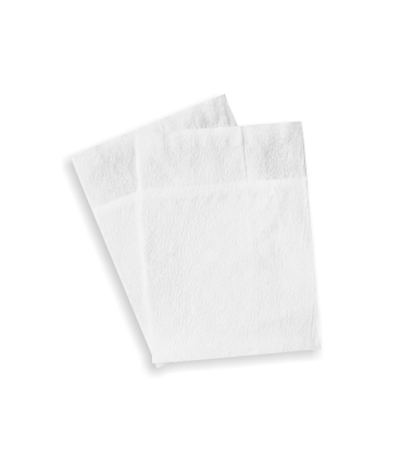 White tissue napkins 21x24 cm, 1ply, 1/6 folding Papīra salvetes