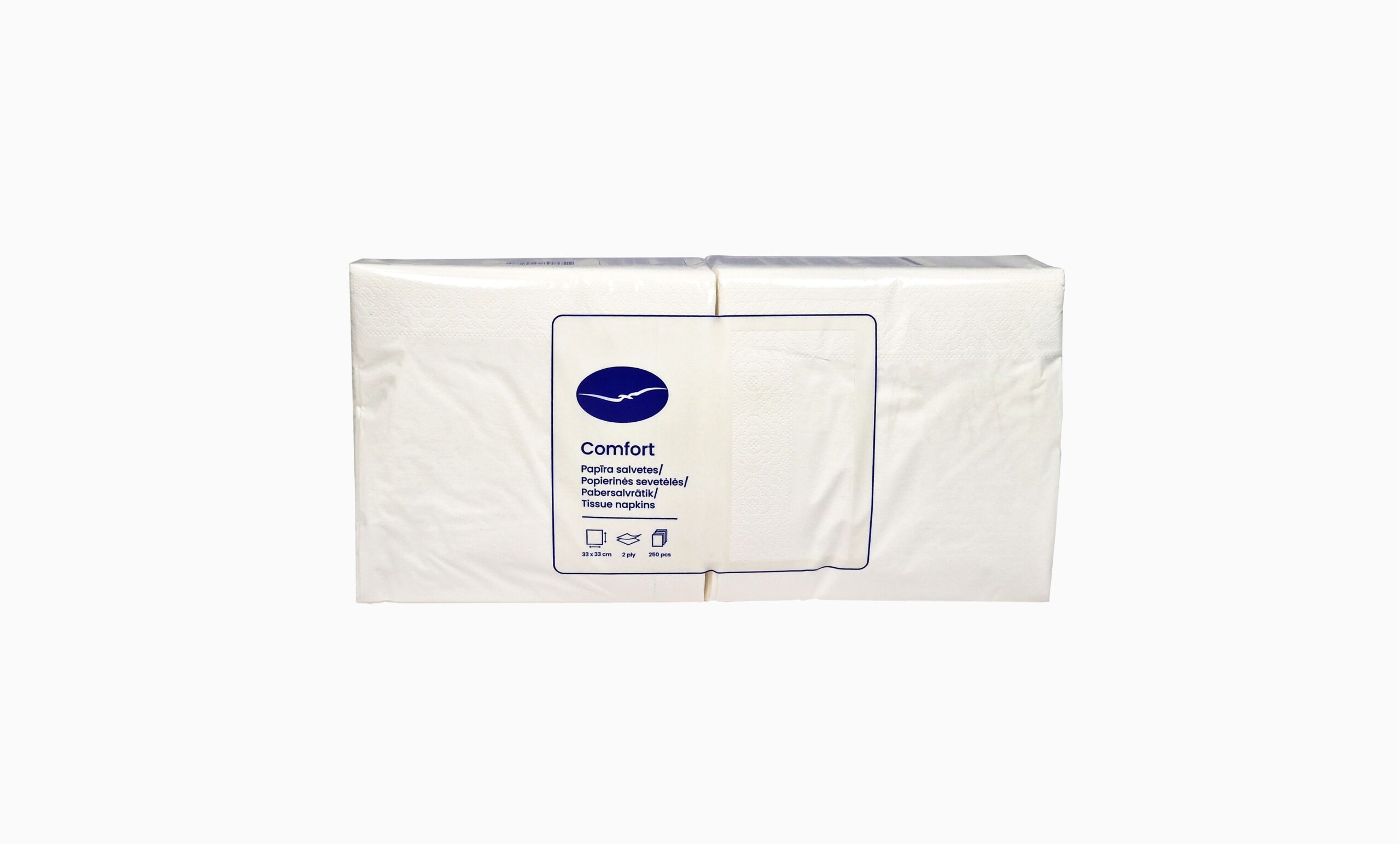 2-ply Napkins 33 cm, 250 pcs | 100% Cellulose, Soft and Durable 2-ply 33 cm napkins, 250 pcs – soft and durable 100% cellulose napkins for everyday and festive use