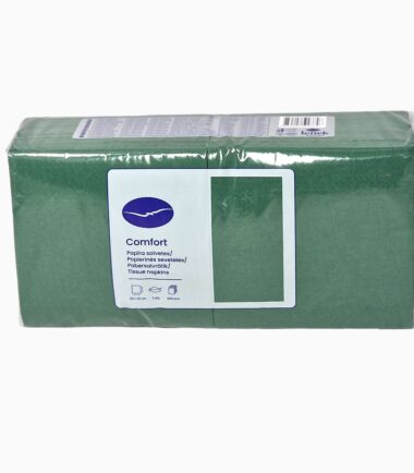 2-ply 33 cm napkins, 250 pcs – soft and durable 100% cellulose napkins for everyday and festive use green tissue napkin